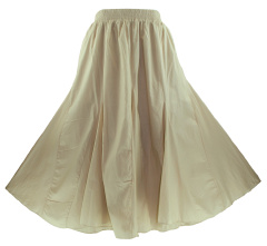 Oat Cotton Gypsy Long Maxi Godet Flare Skirt 1X 2XS30014112_0_image_IJUST_WORKING