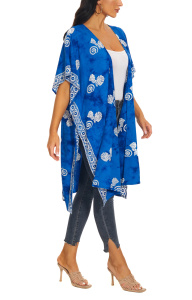 Blue HIPPIE Gypsy Hand Batik Kimono Cardigan Shawl Wrap Swimsuit Cover Up Jacket One SizeS50014548_0_image_IJUST_WORKING
