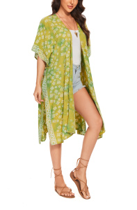 Olive HIPPIE Gypsy Hand Batik Kimono Cardigan Shawl Wrap Swimsuit Cover Up Jacket One SizeS50014554_0_image_IJUST_WORKING