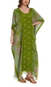 Olive Flora Plus Size Kaftan Kimono Loungewear Maxi Long Dress 3X 4XS10014778-MU_0_image_IJUST_WORKING