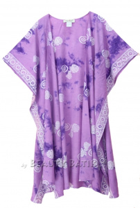 Light purple HIPPIE Gypsy Hand Batik Kimono Cardigan Shawl Wrap Swimsuit Cover Up Jacket One SizeS50014550_0_image_IJUST_WORKING