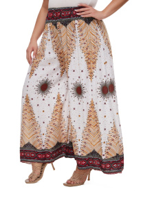 White Palazzo Wide Leg Pants Trouser 1X 2X 3X