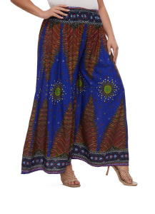 Dark blue Palazzo Wide Leg Pants Trouser 1X 2X 3X