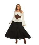 Women BOHO Gypsy Long Maxi Tiered Skirt XL 1X 2X 3X 18 20 22