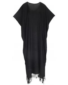 Black Caftan Kaftan Loungewear Maxi Plus Size Long Dress 3X 4X