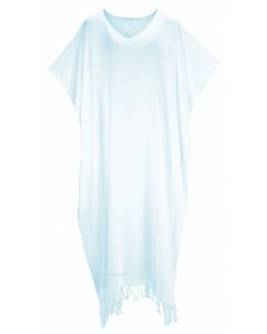 White Caftan Kaftan Loungewear Maxi Plus Size Long Dress 3X 4X